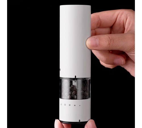Набор из двух электрических мельниц для специй Huohou White, 14 см