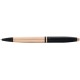 Шариковая ручка Cross Calais Brushed Rose Gold Plate and Black Lacquer