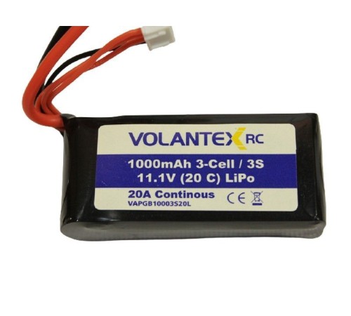 Аккумулятор Li-Po 1000mAh, 11,1V XT60 для катера Volantex RC Vector SR48