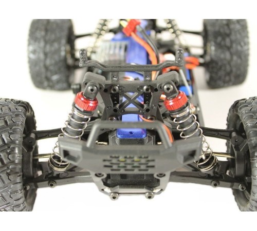 Радиоуправляемый монстр Remo Hobby SMAX Brushless V2.0 (синий) 4WD 2.4G 1/16 RTR