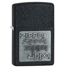 Зажигалка ZIPPO Classic с покрытием Black Crackle™, латунь/сталь, чёрная, матовая, 38x13x57 мм