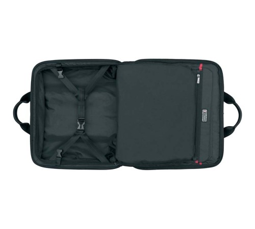 Мобильный офис VICTORINOX VX One Briefcase 15,6', чёрный, нейлон 1000D/кожа, 42x21x40 см, 35 л