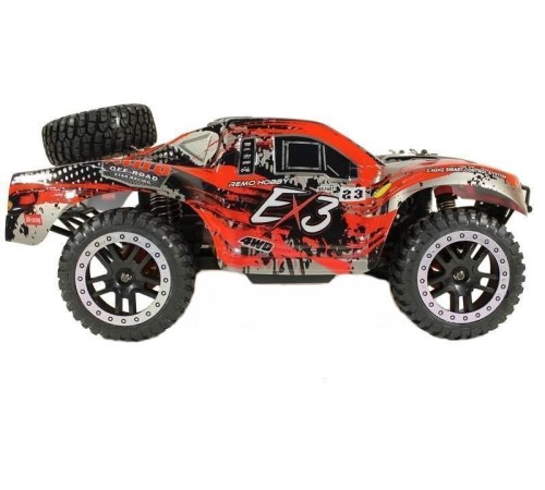 Радиоуправляемый шорт-корс Remo Hobby EX3 Brushless UPGRADE (красный) 4WD 2.4G 1/10 RTR
