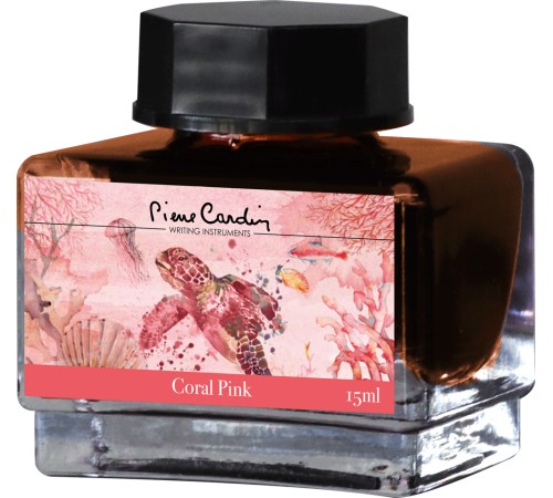 Флакон чернил Pierre Cardin 15мл, серия CITY FANTASY цвет Coral Pink (Розовый Коралл)