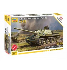 Сборная модель ZVEZDA Советский истребитель танков СУ-85 (сборка без клея), 1/72