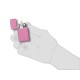 Зажигалка ZIPPO Slim® с покрытием Pink Matte, латунь/сталь, розовая, матовая, 29x10x60 мм