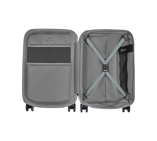 Чемодан VICTORINOX Connex, серо-синий, поликарбонат Makrolon, 40x20x55 см, 34 л