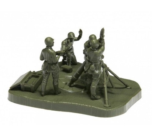 Сборные солдатики ZVEZDA Советский 120-мм миномёт с расчётом, 1/72