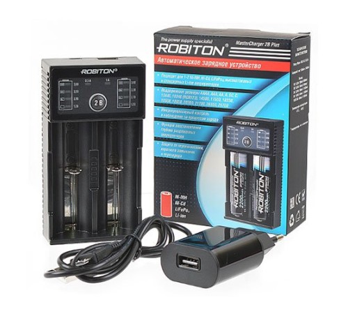 Зарядное устройство Robiton MasterCharger 2B Plus, 17484