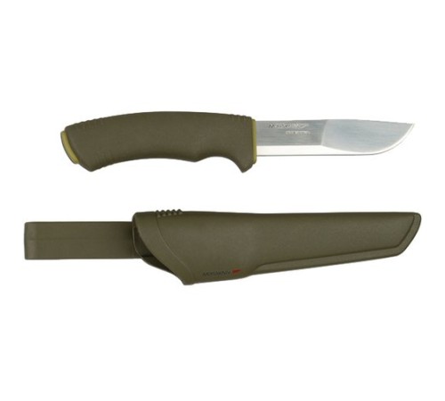Нож Morakniv BushCraft Forest, нержавеющая сталь, рез. рукоять, 12493