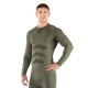 Футболка мужская Apol/ дл. рукав/ синтетика/ зеленый/ S-M, Apol6262SM