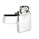 Зажигалка ZIPPO Slim® с покрытием Satin Chrome™, латунь/сталь, серебристая, матовая, 29x10x60 мм
