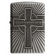Зажигалка ZIPPO Armor® с покрытием Antique Silver, латунь/сталь, серебристая, матовая, 38x13x57 мм