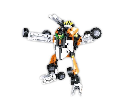 Конструктор CaDA Technic танк-трансформер 2 в 1, инерционный (294 деталей)