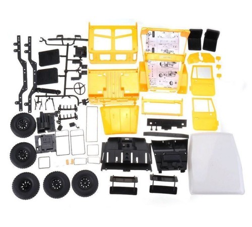 Радиоуправляемая машина WPL японский внедорожник FJ40 (желтая) 4WD 2.4G 1/16 KIT