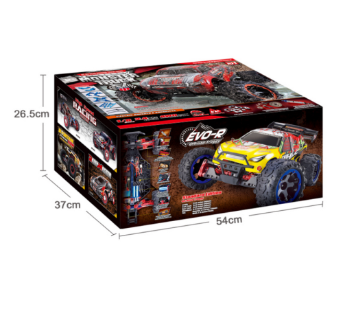 Радиоуправляемая трагги Remo Hobby EVO-R TWINS MOTOR (зеленая) 4WD 2.4G 1/8 RTR