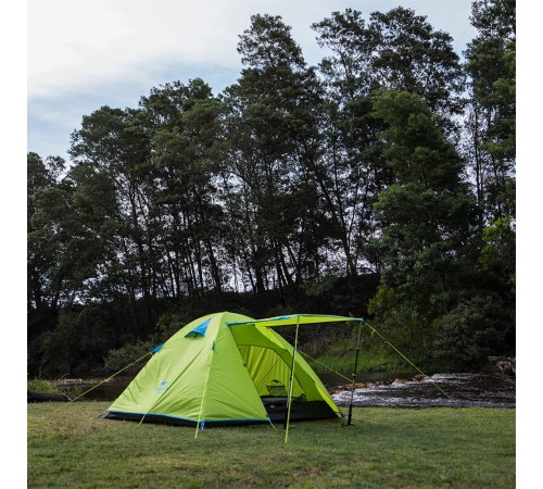 Палатка Naturehike P-Series NH18Z022-P 210T/65D двухместная, светло-зеленая 2, 6975641887782