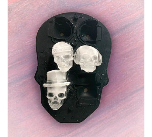 Силиконовая форма для льда Vinoman Ice Skull 6
