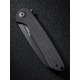 Складной нож SENCUT Kyril 9Cr18MoV Steel Black Stonewashed Handle Black Micarta