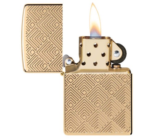 Зажигалка ZIPPO Armor® с покрытием High Polish Brass, латунь/сталь, золотистая, 38x13x57 мм