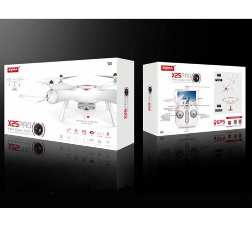 Р/У квадрокоптер Syma X25PRO с FPV трансляцией, GPS, барометр 2.4G RTF
