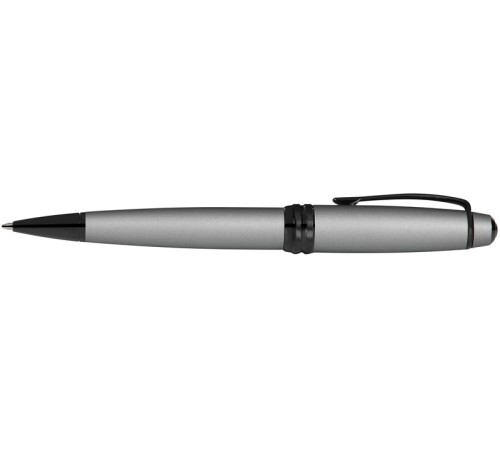 Шариковая ручка Cross Bailey Matte Grey Lacquer. Цвет - серый.
