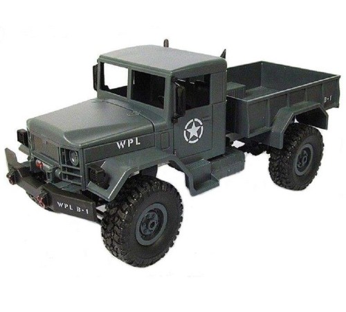 Р/У машина WPL военный грузовик (серый) 1/16+акб 2.4G RTR