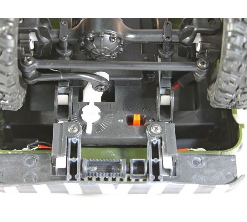 Радиоуправляемая машина MN MODEL ГАЗ-66 грузовая (зеленая) 4WD 2.4G 1/16 RTR