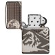 Зажигалка ZIPPO Armor™ с покрытием High Polish Black Ice®, латунь/сталь, чёрная, 38x13x57 мм