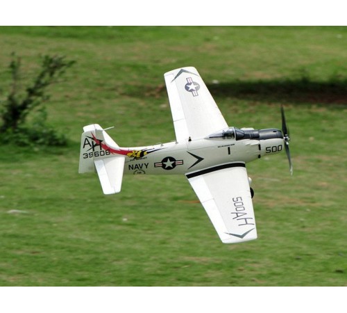Радиоуправляемый самолет Top RC A1 Sky Raider белый 800мм 2.4G 4-ch LiPo RTF