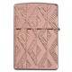 Зажигалка ZIPPO Armor® Geometric с покрытием Rose Gold, латунь/сталь, розовое золото, 38x13x57 мм