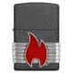 Зажигалка ZIPPO Classic с покрытием Iron Stone™, латунь/сталь, серая, матовая, 38x13x57 мм