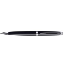 Шариковая ручка Waterman Hemisphere Essential Black CT. Корпус и колпачок - лаковые