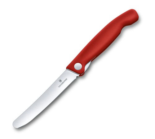 Нож для овощей VICTORINOX SwissClassic, складной, 11 см, красный