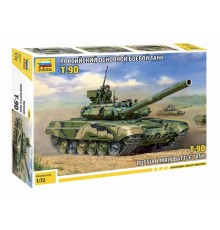 Сборная модель ZVEZDA Российский танк Т-90, 1/72