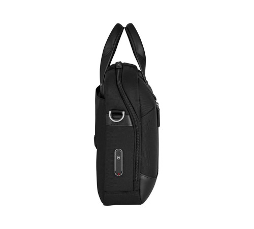Портфель VICTORINOX Architecture Urban2 Briefcase 15'', черный, полиэстер/кожа, 42x13x31 см, 16 л