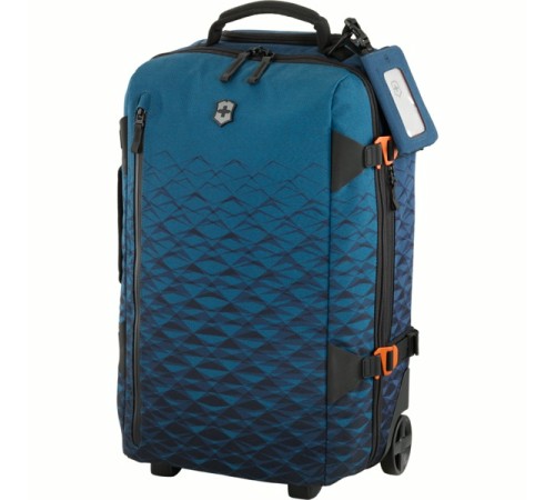 Сумка на колёсах VICTORINOX Vx Touring, синяя, ткани VX4 и VXTek, 35x20x55 см, 33 л