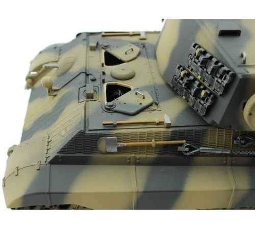 Радиоуправляемый танк Torro King Tiger, башня Henschel (Metal Edition) 1/16, ИК-пушка V3.0 2.4G RTR