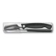 Набор из 3 столовых приборов VICTORINOX Swiss Classic: складной нож для овощей, вилка, ложка, чёрный