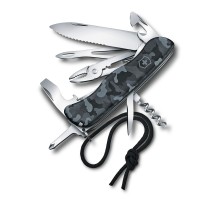Нож перочинный VICTORINOX Skipper Navy Camouflage, 111 мм, 17 фнк, с фиксатором, серо-синий камуфляж