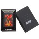 Зажигалка ZIPPO Classic с покрытием Black Matte, латунь/сталь, чёрная, матовая, 38x13x57 мм