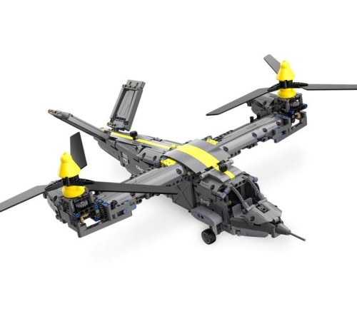 Конструктор CADA конвертоплан Tiltrotor Aircraft (1436 деталей)