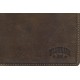 Бумажник KLONDIKE «Billy», натуральная кожа в темно-коричневом цвете, 11 х 8,5 см