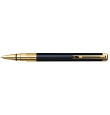 Шариковая ручка Waterman Perspeсtive Black GT. Корпус и колпачок: лакированная латунь.