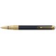 Шариковая ручка Waterman Perspeсtive Black GT. Корпус и колпачок: лакированная латунь.