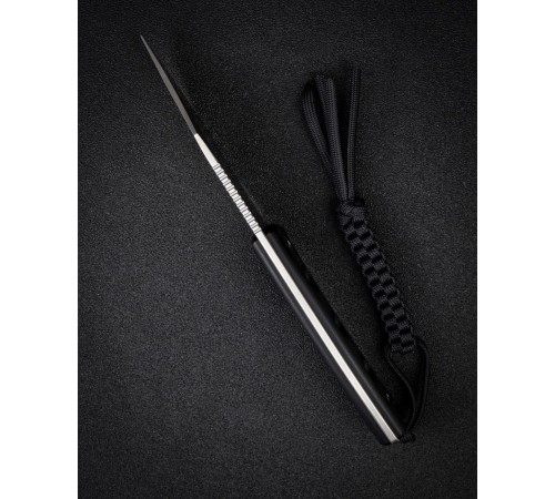 Нож SENCUT Fixed Blade Waxahachie 9Cr18MoV Steel Satin Handle G10 Black