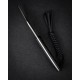 Нож SENCUT Fixed Blade Waxahachie 9Cr18MoV Steel Satin Handle G10 Black