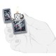 Зажигалка ZIPPO Diamond с покрытием Street Chrome™, латунь/сталь, серебристая, матовая, 38x13x57 мм