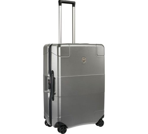 Чемодан VICTORINOX Lexicon, серый, 100% поликарбонат, 45x28x68 см, 73 л