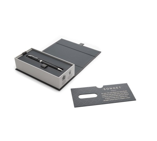 Шариковая ручка Parker ESSENTIAL Sonnet Matte Black CT
